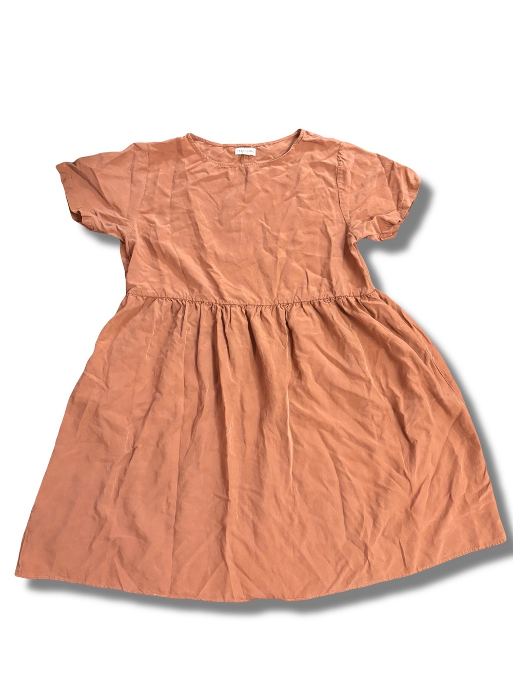 Tradlands XL Women's Brown Nico Dress Linen Sundress